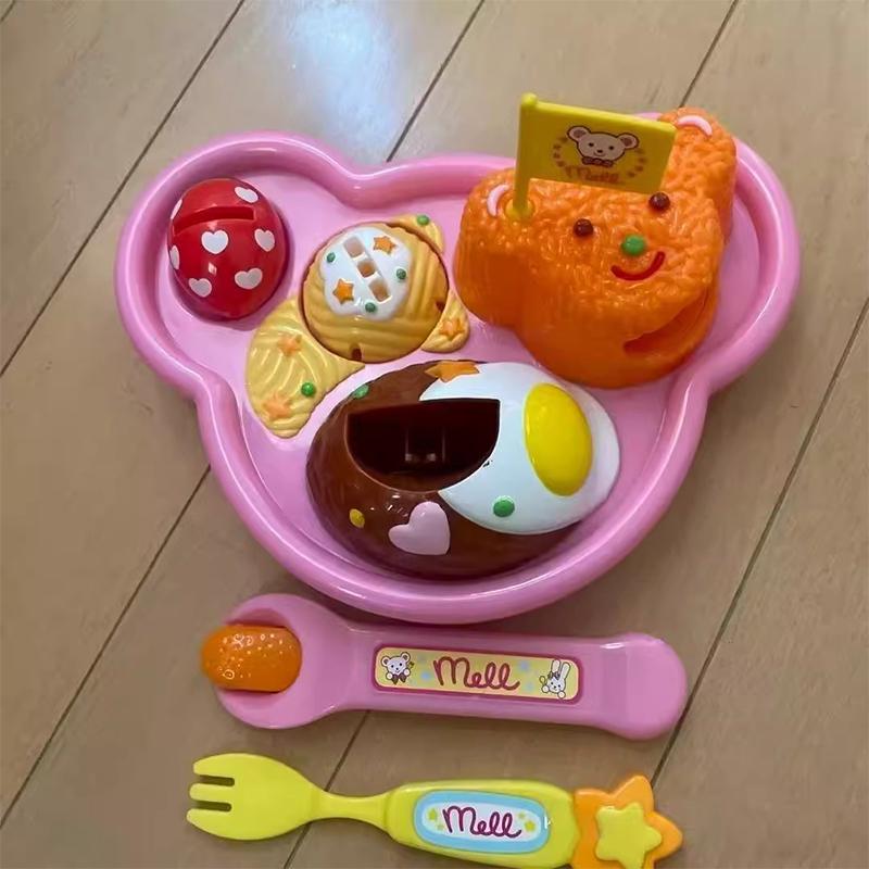 Кормление едой Пудинг Кормление Игрушка Ролевая игра Раннее образование Маленький медвежонок Бенто Лапша Ламиан Игрушка Симуляция Домик Игрушки Для друга
