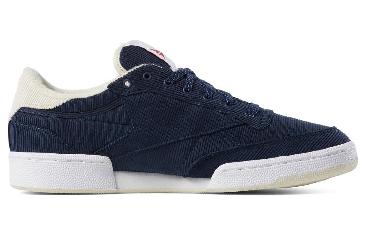 Reebok Унисекс Кроссовки Club C 85 Вельветовые Синие DV7235