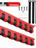 Multi-functional Wall-mounted Fishing Rod Rack - Hole-free Display and Storage