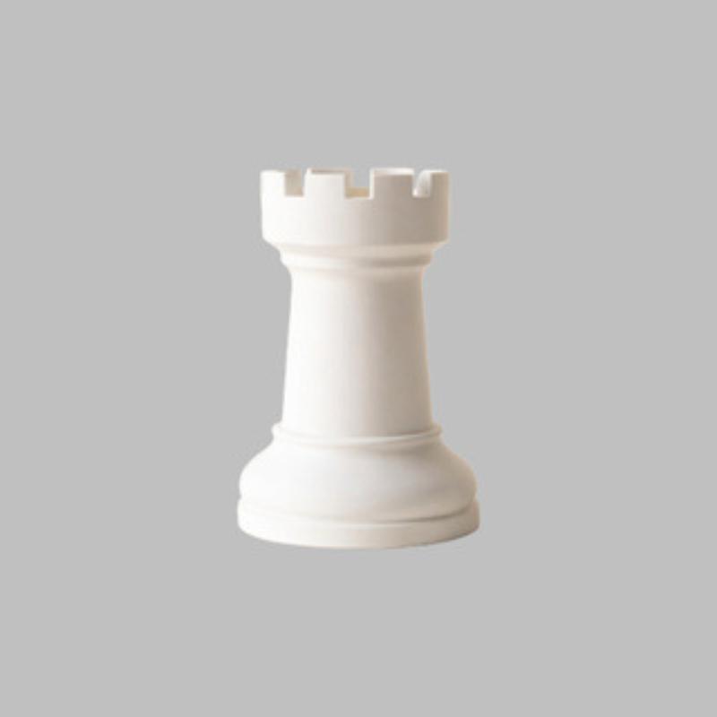 Plastic Chess-Formed Pen Holder and Multifunctional Vase for Office and School Supplies