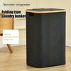 Slim Laundry Hamper Dirty Clothes Basket with Lid Large Capacity Handle Design Foldable