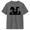 Хипстерские футболки Dean and Sam Supernatural для унисекс с круглым вырезом 100% хлопок с коротким рукавом Одежда больших размеров