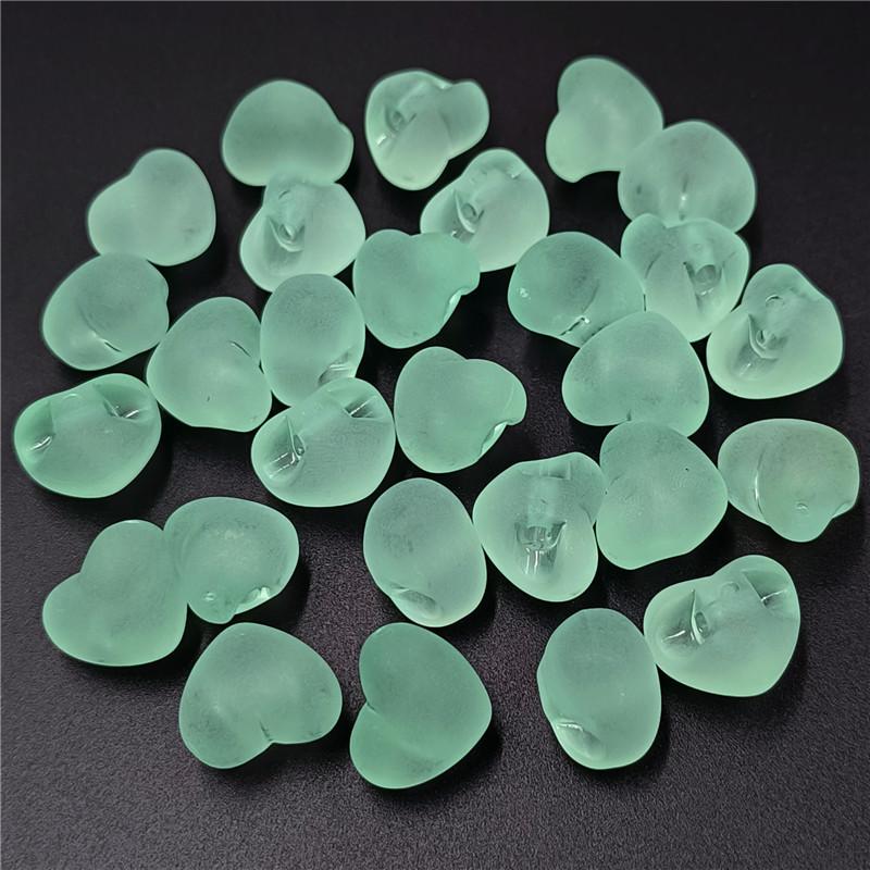 Матовые матовые модные аксессуары «сделай сам», звезда с задним отверстием, 10 шт., бусины с пентаграммой в виде персикового сердца для изготовления ювелирных сережек