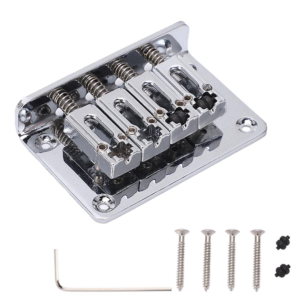 4-струнный фиксированный бридж, замена, аксессуары для электрогитары, бас-гитары, укулеле, струнного инструмента