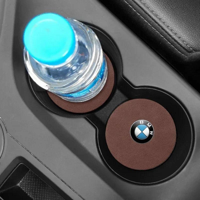 1/2pcs Car Anti Slip Insert Cup Coasters Car Accessories For BMW M Performance M5 320 325 E28 E30 E34 E36 E39 E46 X5 X6 F01 Z4