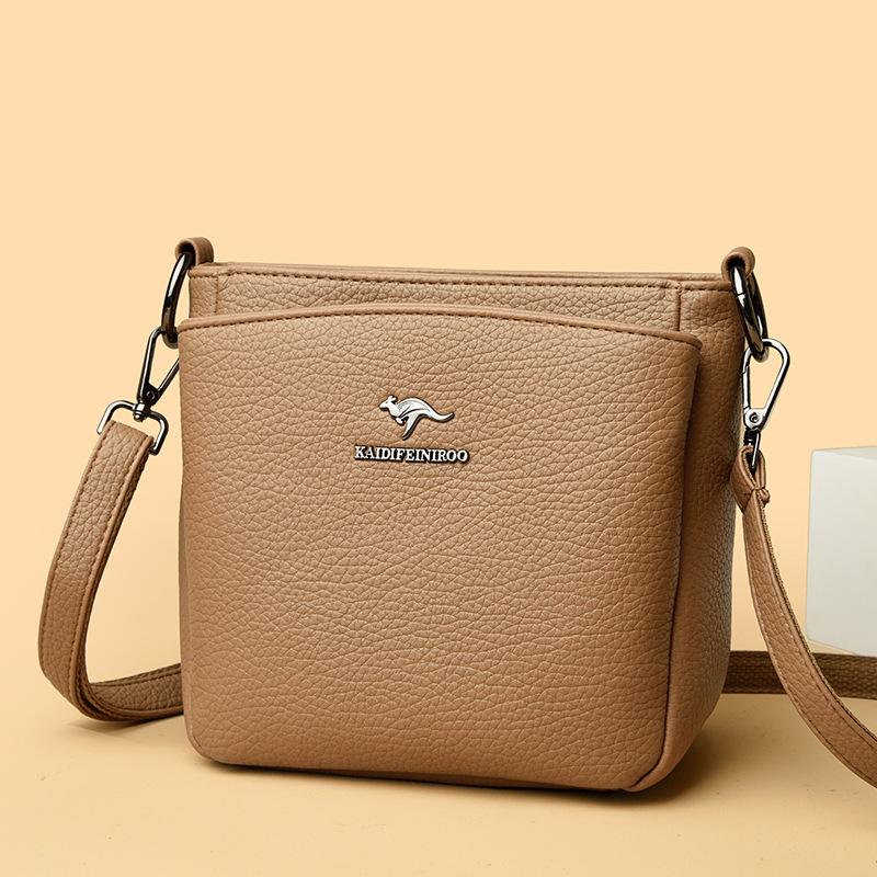 Women's Bag Crossbody Bag Women's Shoulder Bag Women Middle-aged Women Multi-layer Small Square Bag