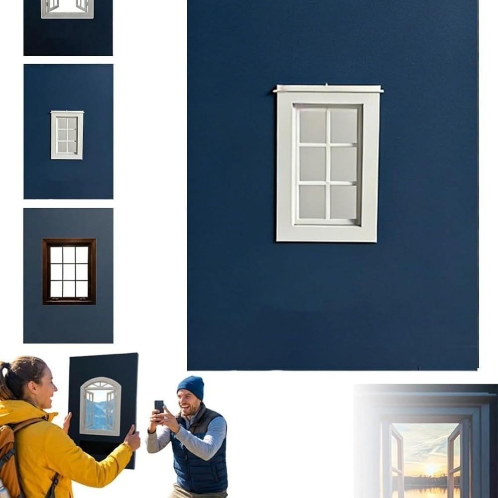 Портативные Рамки для Окна Свежий Взгляд Новые Пейзажи Вид из Окна Реквизит Пластиковая Ручная Рама для Фото Реквизит День Рождения