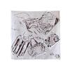 NINA SOLOR Firework Jacquard Silk Scarf