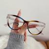 Men Women Finished Prescription Minus Eyeglasses Vintage Cat Eye Optical Glasses High Definition Myopia Eyeglasses 0-1.0-1.5-4.0