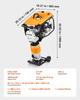 6.5 HP 196 cc Four-Spring Jumping Jack Vibratory Rammer Tamper Compactor
