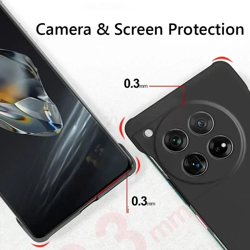 Безрамочный Тонкий Матовый Жесткий Чехол-Накладка Skin На Для OnePlus 13 13R One Plus 13 OnePlus13 OnePlus13R G Ударопрочный Fundas Coque
