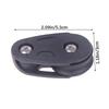 Kayak Canoe Boat Pulley Kit Heavy Duty Kayak Slide Rail Anchor Trolley Kit Marine Single Pulley Block Sheave Canoe Pulley