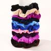 10pcs/set Vintage Korea Velvet Scrunchies Elastic Hair Bands for Women Girls Ponytail Holder Rubber Bands Ties Hair Accessories