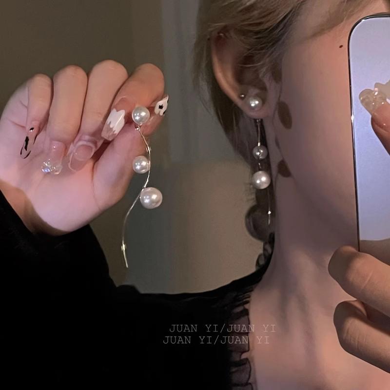 Вайб острой девчонки: 2025 Милые и Крутые Нишевые Серьги-кисточки - Шикарный и Стройнящий Длинный Дизайн