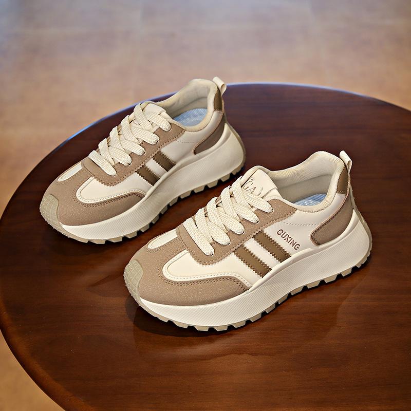 Ins корейская версия кроссовок для пап на платформе весна 2025 года, новые уличные кроссовки для бега и занятий спортом для студентов, повседневная обувь HY2515