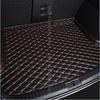 Custom Car Trunk Mat For BORGWARD BX7 6-Seat 7-Seat 2016 2017 2018 Interior Accessories Carpet Luxury Durable Leather Carpet
