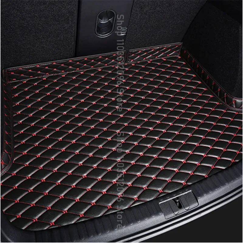 Custom Car Trunk Mat For BORGWARD BX7 6-Seat 7-Seat 2016 2017 2018 Interior Accessories Carpet Luxury Durable Leather Carpet