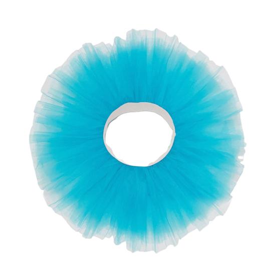 Women Mesh Tutu Skirt Lady 5 Layers Tulle Princess Skirts with Elastic Band Adult Female