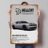 Dodge Challenger Hellcat Sign Retro Poster Living Room Decoration At Home Decor Items Home and Garden Vintage Interior Wand Deko