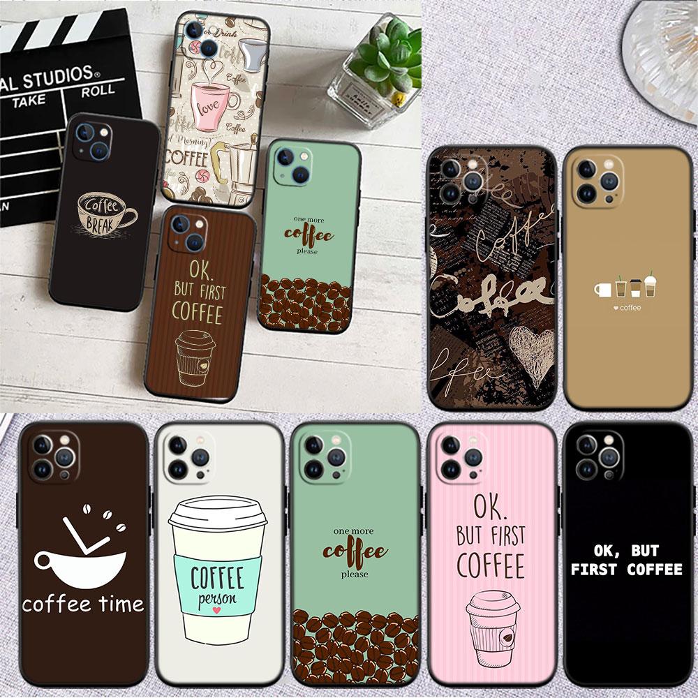 Чехол для телефона PP20 Coffee Time для Samsung Galaxy A11 A12 A13 A15 A52S A53 A55 A56 A70 A71 A72 A73 F06 F16 F56 S10 Plus S10e