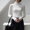 Women's Modal Half-High Collar Long-Sleeve T-Shirt - Slim Fit (Autumn/Winter 2025)