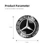 VFO1   4Pcs Car Wheel Center Hub Caps Emblem Covers Decor Accessories For Mercedes Benz AMG GLE GLC W204 W205 W203 W211 W212 W213 W169.