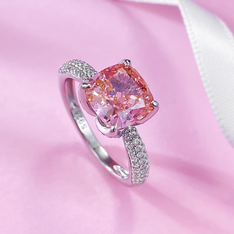 Кольцо из серебра 925 пробы с бриллиантами - Горячий стиль 2025 года, эксклюзивно для США, Европы, Юго-Восточной Азии.