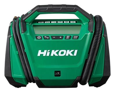 Воздушный насос HiKOKI 18 В UP18DA с возможностью подзарядки, максимальное давление, продается отдельно, аккумулятор/зарядное устройство 1100 кПа UP18DA(NN)