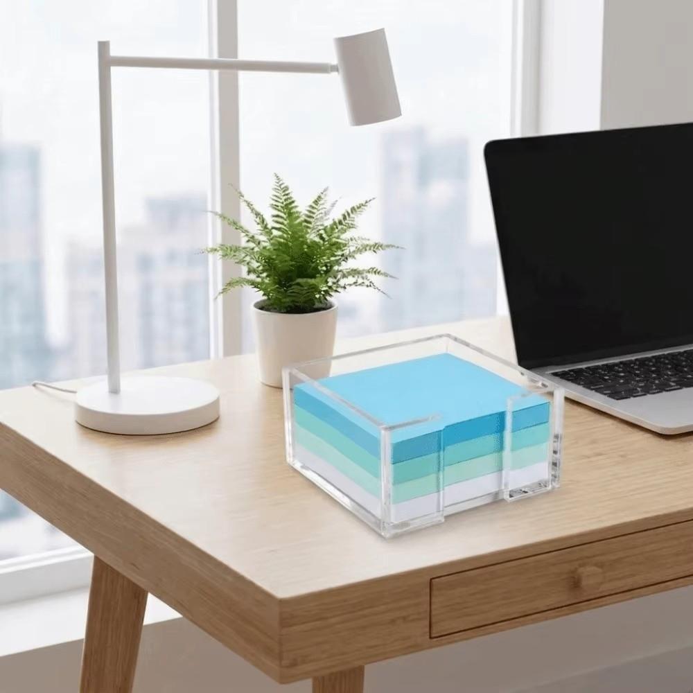 Portable Sticky Note Holder Multi-Functional Memo Note Dispenser Workplace Organization
