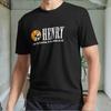 Новый ХИТ ПРОДАЖ - Мужская черная футболка Henry Re Active Logo, смешной размер от S до 5XL