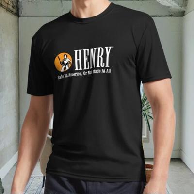 Новый ХИТ ПРОДАЖ - Мужская черная футболка Henry Re Active Logo, смешной размер от S до 5XL
