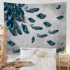 Bedroom Living Room Tapestry Home Decor Pink Feather Tapestry Feather Print Tapestry Background Decor