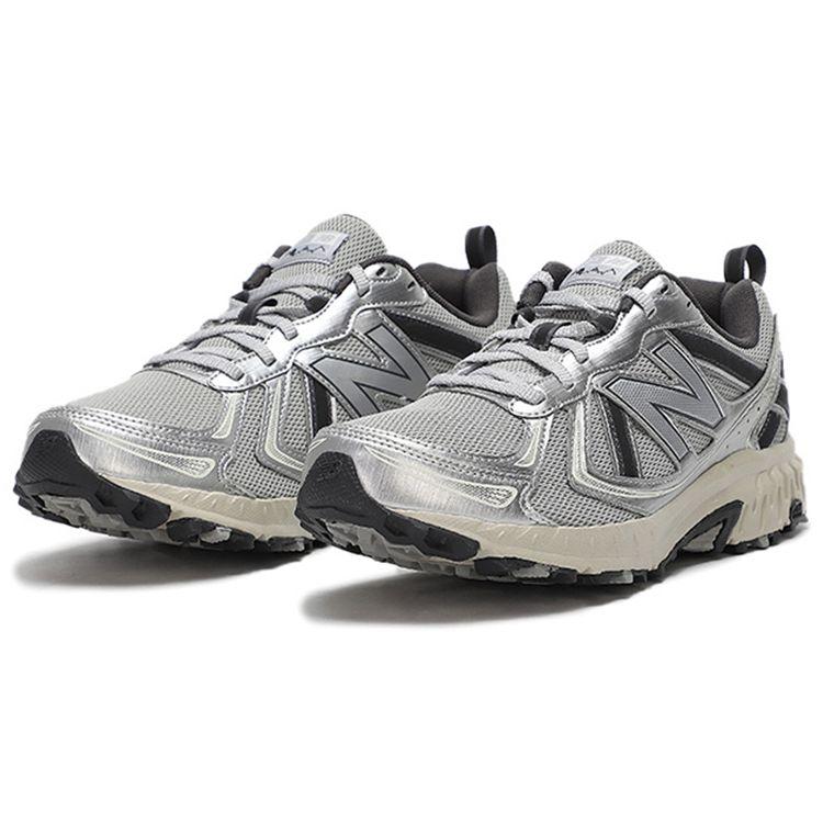 New Balance 410v5 Кроссовки для трейлраннинга Серебристо-черные Унисекс MT410KR5