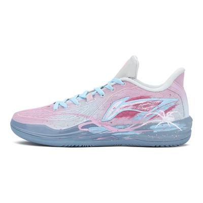 Li Ning Assassin's Creed 2 Амортизация Нескользящие Амортизация Нескользящие Низкие Баскетбольные Кроссовки Мужские Синие Розовые ABPV007-2(Команда949-ЛД)
