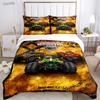 Monster Jam Truck Casal All Season Duvet Cover Comforter Bedding Set Soft Quilt Cover and Pillowcases Single/Double/Queen/King