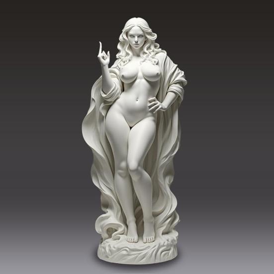 Статуэтка Богини-Ведьмы Ведьминский Орнамент с Характером Легко Разместить