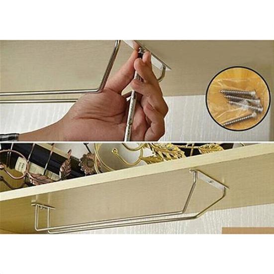 Шкаф из нержавеющей стали Подставка для винных бокалов Кухня Столовая Бар Держатель для бокалов Вешалка