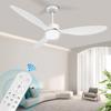 Ceiling Fan Industrial Vintage Wooden Ventilator 42 52 Inch Ceiling Led Light Fan Remote Control Decorative Blower Large Fans