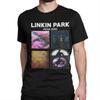 Мужские Женские Футболки с Логотипом Музыкальной Группы Linkinparks Рок Чистый Хлопок Одежда Короткий Рукав Круглый Вырез Футболка Подарок Футболки