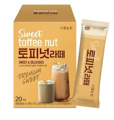 Danongwon Тоффи Нат Латте Растворимый Напиток 20 Пакетиков