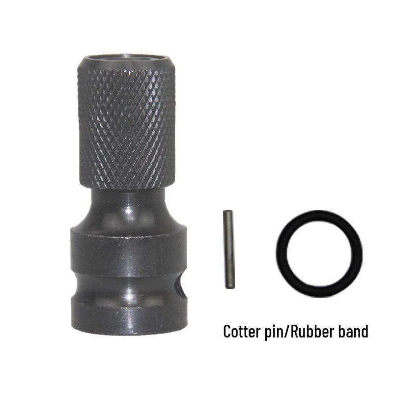 Electric Telescopic Wrench with Hex Head Conversion Bit and Spring Sleeve, 1/2 Air Wrench, 1/4 Electric Tool.