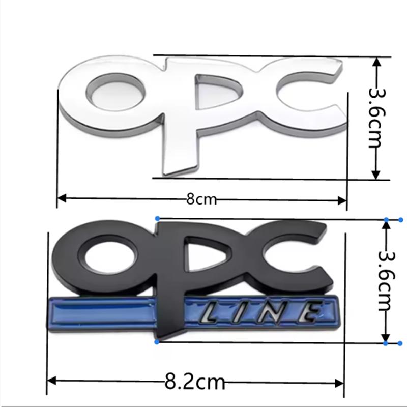Эмблема OPC Line Значок на решетку радиатора Наклейки на заднюю часть Логотип Для Opel Astra G H J K F Corsa D Zafira B Insignia Mokka Regal Аксессуары