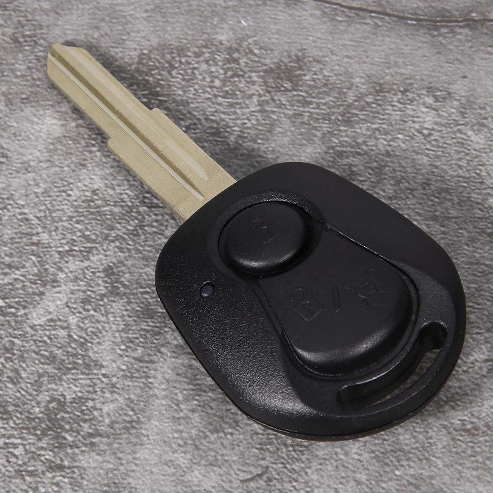 2 Buttons Black Remote Key Housing Case Fits for Ssangyong Actyon Kyron Rexton
