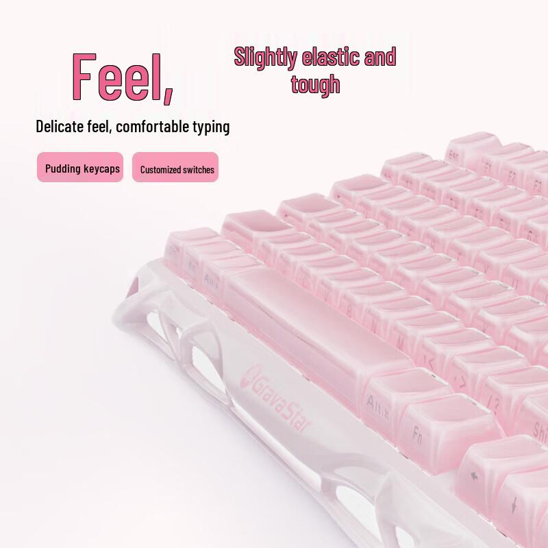 GravaStar Cocoon RGB Tri-Mode Mechanical Keyboard & Mouse Set