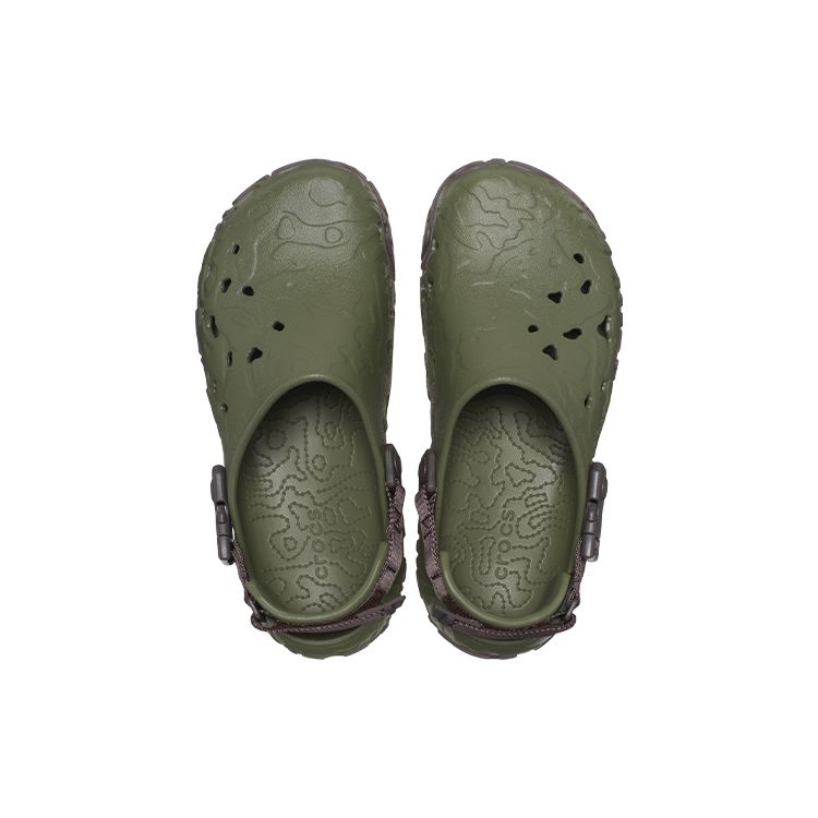 Crocs Кроксы All-Terrain Atlas Унисекс Армейский Зеленый Эспрессо 208391-32C