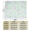 Pochacco Dog Pattern Blanket Cartoon  Plush Throw Blankets Airplane Travel Printed Soft Warm Bedsprea