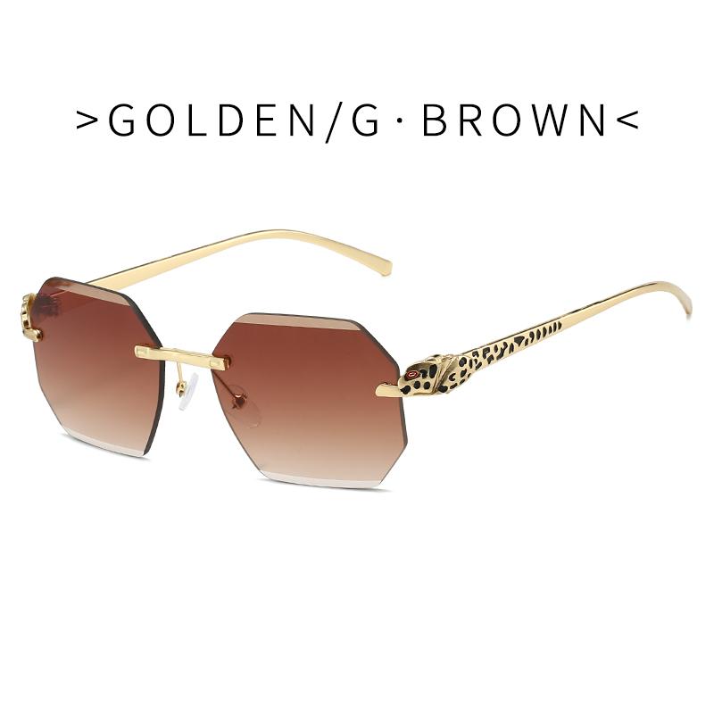 Ретро солнцезащитные очки мужские брендовые дизайнерские модные безободковые солнцезащитные очки оттенки режущие линзы женские безрамные очки