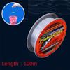 100M Super Strong 100% Fluorocarbon Monofilament Nylon PA Fishing Line High Quality Monofilament Tackle Wire Strong Rope Cord