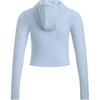 Under Armour Куртка Meridian Stretch Soft Feel Training Short Slim Fit Hooded Jacket Women Jackets Cloud-Blue 1386618-464