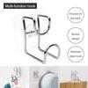 Household Wall Mount Kitchen Bathroom Washbasin Hanger Hook Storage Rack Holder